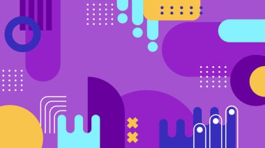 Geometrik arka plan şekilleri ile