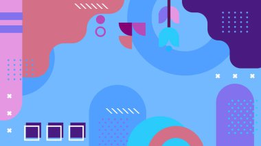 Modern Şekilli Soyut Geometrik Arkaplan. Tasarım Projeleri ve Yaratıcı Sunumlar için İdeal