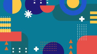 Modern Şekilli Soyut Geometrik Arkaplan. Tasarım Projeleri ve Yaratıcı Sunumlar için İdeal