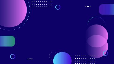 Canlı Şekillere sahip soyut Geometrik Arkaplan