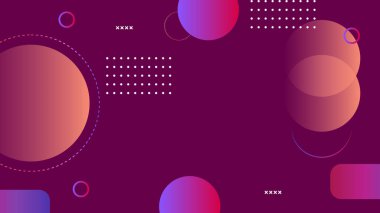 Gradyan Şekillere sahip soyut Geometrik Arkaplan. Modern Tasarımlar, Teknoloji Temaları veya Dijital Projeler İçin Mükemmel