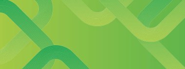 Posta, Arkaplan, Banner, Ad, Promo, Davetiye, Etc için Geometrik Biçimli Yeşil ve Beyaz Basit Afiş