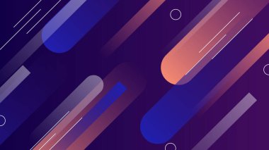 Canlı Şekillere sahip soyut Geometrik Arkaplan