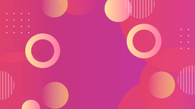 Renkli Soyut Geometrik Şekiller Modern Arkaplan