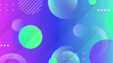 soyut geometrik arkaplan ve renkli desenler