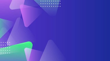 Renkli Soyut Geometrik Şekiller Modern Arkaplan