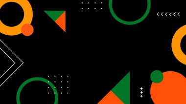 Gradyan Şekillere sahip soyut Geometrik Arkaplan. Modern Tasarımlar, Teknoloji Temaları veya Dijital Projeler İçin Mükemmel