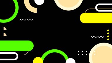 Şekilli Modern Soyut Geometrik Arkaplan