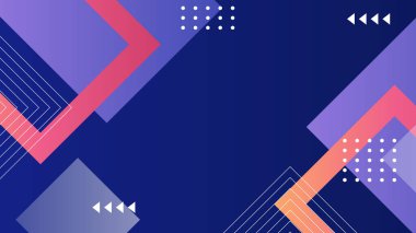 Renkli Modern Soyut Geometrik Arkaplan. Modern Tasarım ve Yaratıcı Projeler İçin Mükemmel