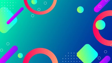 Şekilli Modern Soyut Geometrik Arkaplan