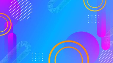 Şekilli Modern Soyut Geometrik Arkaplan