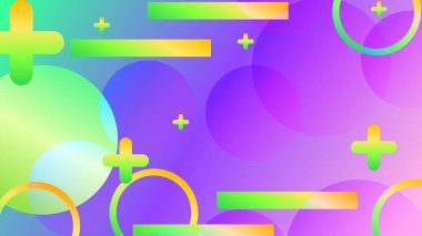 Şekilli Modern Soyut Geometrik Arkaplan