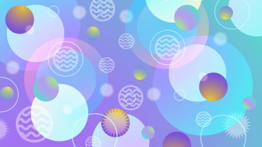 Modern Basit Soyut Geometrik Şekiller Arkaplanı