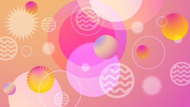 Şekilli Modern Soyut Geometrik Arkaplan