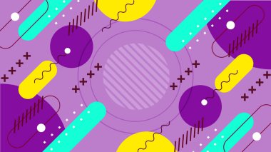 Şekilli Modern Soyut Geometrik Arkaplan