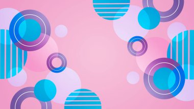 Gradyan Şekillere sahip soyut Geometrik Arkaplan. Modern Tasarımlar, Teknoloji Temaları veya Dijital Projeler İçin Mükemmel