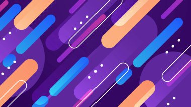 Şekilli Modern Soyut Geometrik Arkaplan