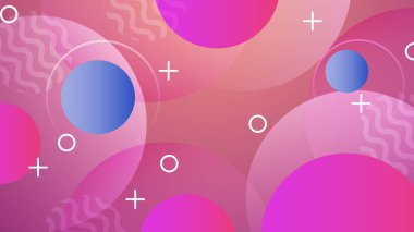 Gradyan Şekillere sahip soyut Geometrik Arkaplan. Modern Tasarımlar, Teknoloji Temaları veya Dijital Projeler İçin Mükemmel