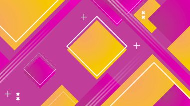 Gradyan Şekillere sahip soyut Geometrik Arkaplan. Modern Tasarımlar, Teknoloji Temaları veya Dijital Projeler İçin Mükemmel