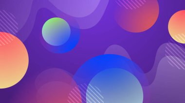 Şekilli Modern Soyut Geometrik Arkaplan