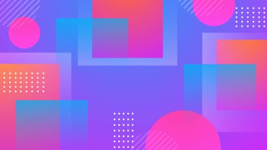 Modern Basit Soyut Geometrik Şekiller Arkaplanı