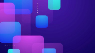 Dinamik Şekillere sahip enerjik Soyut Geometrik Arkaplan. Modern Grafik Tasarım Projeleri, Web Tasarımı veya Dijital Sunumlar için ideal