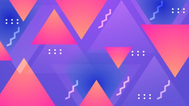 Şekilli Modern Soyut Geometrik Arkaplan