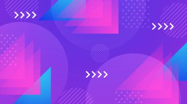 Modern Basit Soyut Geometrik Şekiller Arkaplanı