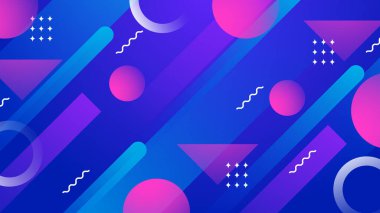 Renkli Modern Soyut Geometrik Arkaplan. Modern Tasarım ve Yaratıcı Projeler İçin Mükemmel