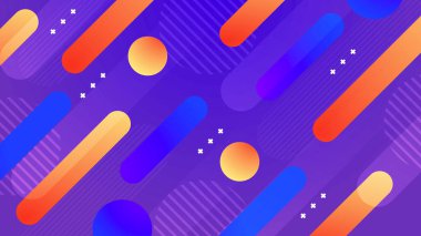 Şekilli Modern Soyut Geometrik Arkaplan