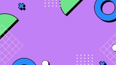 Renkli şekilli canlı Geometrik Soyut Arkaplan. Bu Oyuncu ve Renkli Arkaplan Yaratıcı ve Modern Projeler İçin Mükemmel