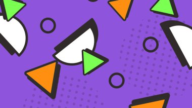 Renkli şekilli canlı Geometrik Soyut Arkaplan. Bu Oyuncu ve Renkli Arkaplan Yaratıcı ve Modern Projeler İçin Mükemmel