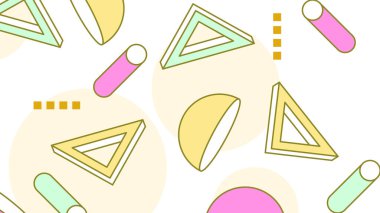 Kalın Şekilli Renkli Geometrik Soyut Arkaplan