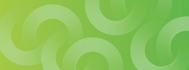 Yeşil ve Beyaz Vektör Soyut Modern Fütürist 3d Çizgi Afişi Posta, Arkaplan, Banner, Ad, Promo, Davetiye, Etc için İdeal Şekiller