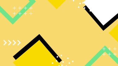 Kalın Şekilli Renkli Geometrik Soyut Arkaplan