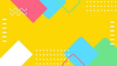 Kalın Şekilli Renkli Geometrik Soyut Arkaplan