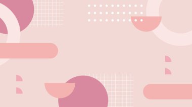 Şekiller ve Desenler ile Renkli Geometrik Soyut Arkaplan