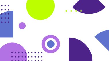 Renkli şekilli canlı Geometrik Soyut Arkaplan. Bu Oyuncu ve Renkli Arkaplan Yaratıcı ve Modern Projeler İçin Mükemmel