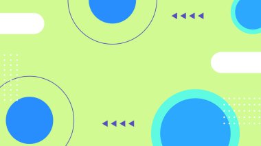 Kalın Şekilli Renkli Geometrik Soyut Arkaplan