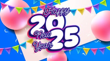 Renkli Kutlama 2025 Tasarım Arkaplanı