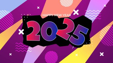 Renkli Kutlama 2025 Tasarım Arkaplanı