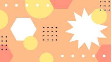 Canlı Şekiller ve Renklerle Soyut Geometrik Arkaplan. Yaratıcı Tasarım Projeleri, Sunumlar ve Modern Sanatsal Gösteriler için ideal