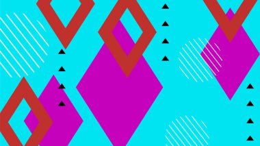 Renkli şekilli canlı Geometrik Soyut Arkaplan. Bu Oyuncu ve Renkli Arkaplan Yaratıcı ve Modern Projeler İçin Mükemmel