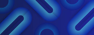 Mavi Soyut Banner Geometrik Çizgiler Posta, Arkaplan, Banner, Ad, Tanıtım, Davetiye, Etc için İdeal