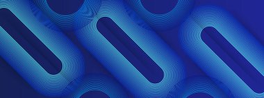 Posta, Arkaplan, Banner, Ad, Promo, Davetiye, Etc için Geometrik Biçim İdeal Mavi Basit Sancak