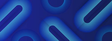 Posta, Arkaplan, Banner, Ad, Promo, Davetiye, Etc İçin Farklı Yönde Satırları Olan Mavi Soyut Sancak