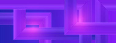 Mor Violet ve Pembe Soyut Sancak Geometrik Çizgileri Posta, Arkaplan, Banner, Ad, Promo, Davetiye, Etc