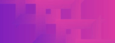 Mor Violet ve Pembe Soyut Sancaklı Geometrik Çizgiler Posta, Arkaplan, Banner, Ad, Promo, Davetiye, Etc için İdeal Tasarım