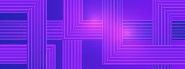 Mor Violet ve Pembe Soyut Sancak Geometrik Biçimli Posta, Arkaplan, Banner, Ad, Promo, Davetiye, Etc için İdeal