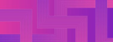 Mor Violet ve Pembe Soyut Sancak Farklı Yönde İdeal Posta, Arkaplan, Banner, Ad, Promo, Davetiye, Etc